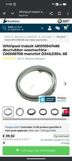 freschare Whirlpool indesit dichting, Electroménager, Pièces & Accessoires, Enlèvement ou Envoi, Neuf