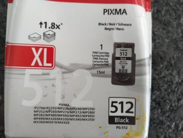 Print cartridge Canon PG512 Zwart XL beschikbaar voor biedingen