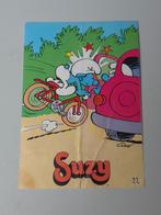 Autocollant Schtroumpf Suzy no 22, Verzamelen, Smurfen, Verzenden, Zo goed als nieuw, Overige Smurfen, Overige typen