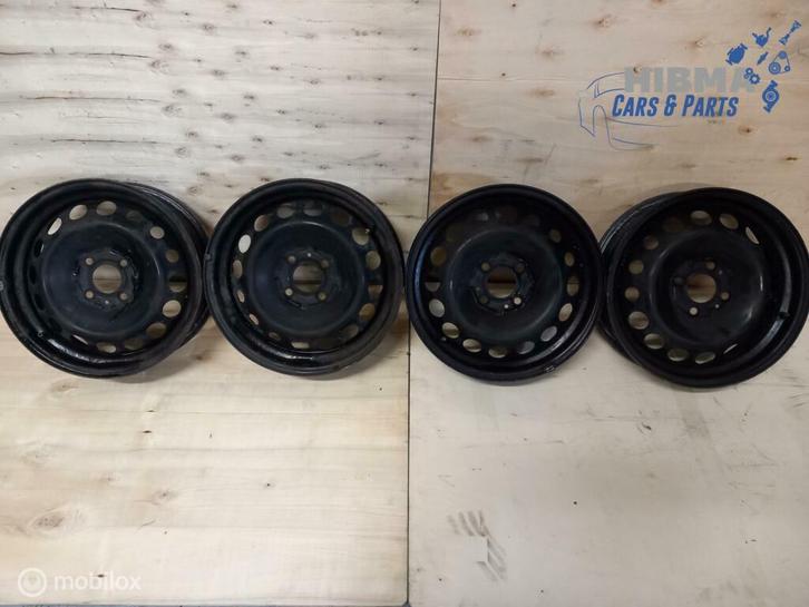 Renault Twingo III Set Stalen Velgen 403000862R 2016 - 2023, Auto-onderdelen, Ophanging en Onderstel, Renault, Gebruikt, Ophalen of Verzenden