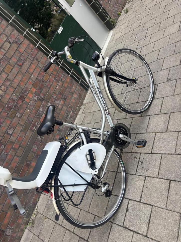 Simplex 2500 Damesfiets – 21 Versnellingen & Kinderzitje, Fietsen en Brommers, Elektrische fietsen, Zo goed als nieuw, Ophalen