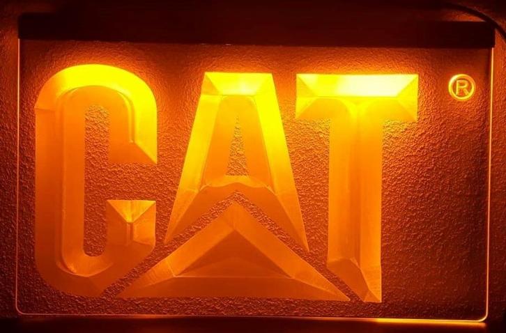 CAT Man scania en andere leuke 3d LED reclame verlichting, Verzamelen, Merken en Reclamevoorwerpen, Nieuw, Lichtbak of (neon) lamp