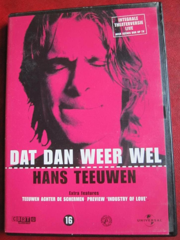 Hans Teeuwen, eh bien, c'est ça., CD & DVD, DVD | Cabaret & Sketchs, Comme neuf, Stand-up ou Spectacle de théâtre, À partir de 16 ans