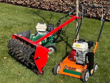 Verticuteermachine, doorzaaimachine ea. te huur  beschikbaar voor biedingen
