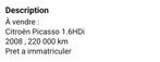 Citroen picasso, Auto's, Citroën, Grijs, Particulier, C3 Picasso, Te koop