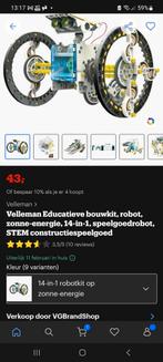 Velleman Educational Solar Robot Kit 14+ STEM perfecte staat, Ophalen of Verzenden