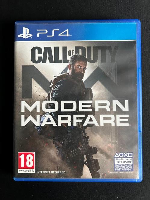 Call of Duty Modern Warfare, Consoles de jeu & Jeux vidéo, Jeux | Sony PlayStation 4, Comme neuf, Shooter, 3 joueurs ou plus, À partir de 18 ans