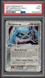 Metagross ex PSA 9 - 95/101 - EX Hidden Legends 2004, Hobby en Vrije tijd, Verzamelkaartspellen | Pokémon, Verzenden, Zo goed als nieuw