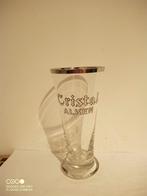 Oud emaille bierglas Cristal Alken, Verzamelen, Overige merken, Glas of Glazen, Ophalen of Verzenden, Zo goed als nieuw
