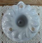 Vintage witte aardewerk puddingvorm , West Germany, 951-17, Antiek en Kunst, Ophalen of Verzenden