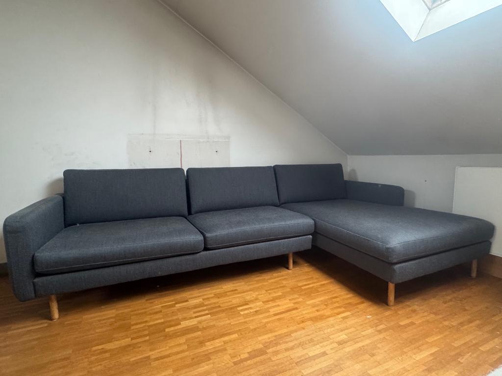 Hoekzetel Bolia, Huis en Inrichting, Ophalen, Zo goed als nieuw, Driepersoons, Stof