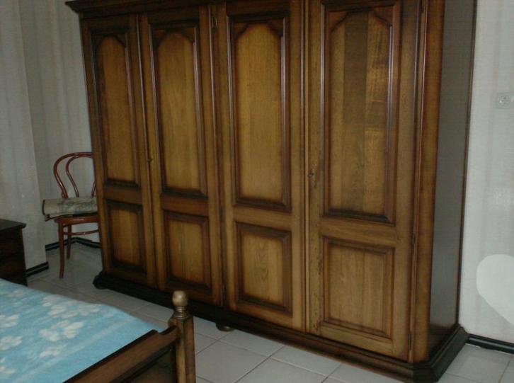 mooie grote kleerkast in vol hout, Huis en Inrichting, Kasten | Kleerkasten, Ophalen of Verzenden