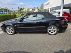 Saab 9-3 Cabrio 1.9 TiD Automaat Vector + Garantie, Auto's, Automaat, Cabriolet, Zwart, Leder