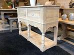 Massief eiken oude sidetable in uitzonderlijke staat, Ophalen, 100 tot 150 cm, Eikenhout, Nieuw