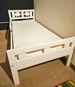 Kritter kinderbed met veiligheidsreling, Sommier à lattes, 70 à 85 cm, Comme neuf, Enlèvement