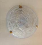 ART DECO frosted glass original luster gesigneerd DEGUE, Antiek en Kunst, Ophalen of Verzenden