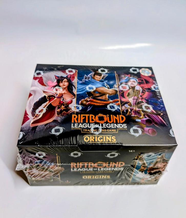 Riftbound Origins – Display Scellé (boîte de 24 boosters), Verzamelen, Speelkaarten, Jokers en Kwartetten
