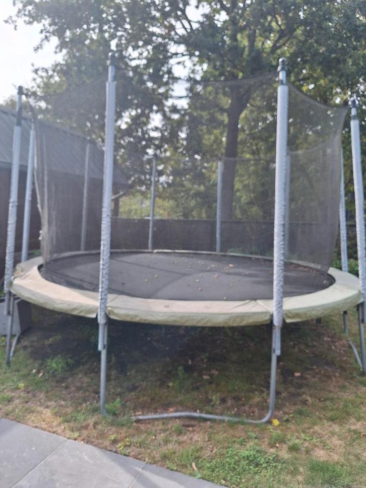 Trampoline Domyos -Decathlon- 4m20, Kinderen en Baby's, Speelgoed | Buiten | Trampolines, Gebruikt, Ophalen
