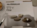 18 delig bordenset Ikea Färgklar, Huis en Inrichting, Keuken | Servies, Ophalen
