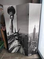 Roomdivider.afbeelding New-york.Afbeelding beide zijden.., Huis en Inrichting, Ophalen, Zo goed als nieuw