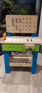 Etabli en bois Hape avec accessoires., Enlèvement