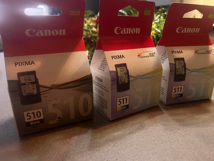 Canon inkt 510 en 511, Computers en Software, Printerbenodigdheden, Ophalen of Verzenden
