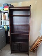 Boekenkast eik, Ophalen, Met deur(en), Eikenhout, 50 tot 100 cm