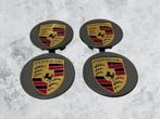 Porsche Grijs/Goud Naafdoppen/Naafkappen 65mm set van 4stuks, Verzenden, Nieuw