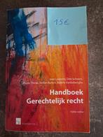 Handboek gerechtelijk recht (vijfde editie) - paperback, Boeken, Ophalen, Zo goed als nieuw, Jean Laenens; Dirk Scheers