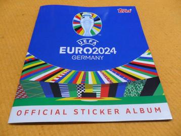Topps UEFA Euro2024 album neuf vide+ 6 stickers