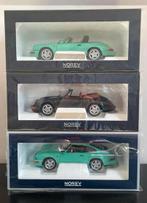 3 x 1/18 Porsche 964 - Norev, Ophalen, Nieuw, Norev