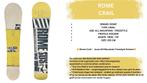 Snowboard Rome Crail 155 + Flow binding, Sport en Fitness, Ophalen, Gebruikt, Board