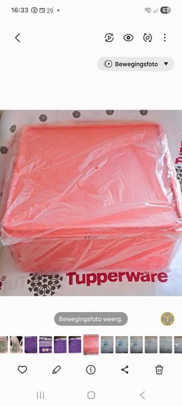 Tupperware voorraadbak/ wafeldoos beschikbaar voor biedingen