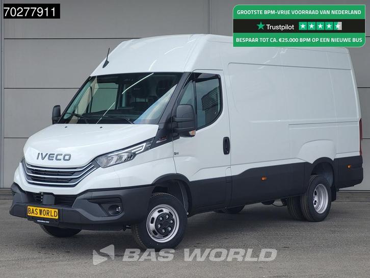 Iveco Daily 35C21 3.0L 210PK Automaat L2H2 Dubbellucht 3.5t, Auto's, Bestelwagens en Lichte vracht, Bedrijf, Te koop, Achteruitrijcamera