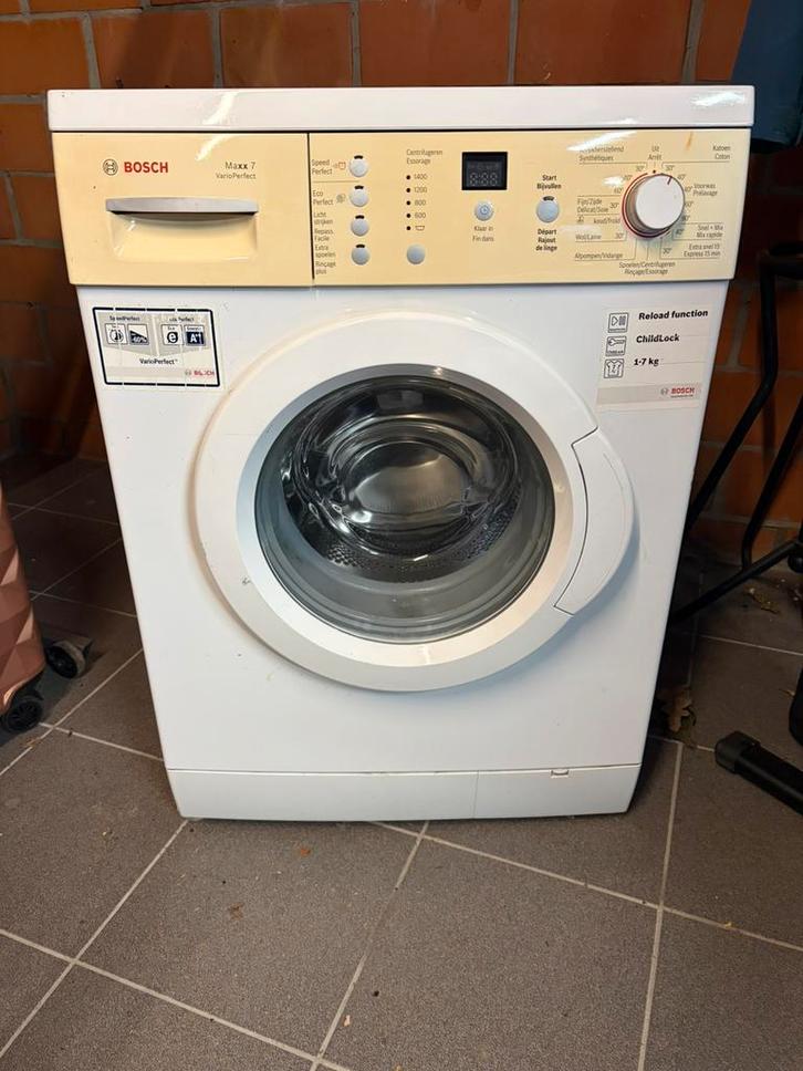 Machine à laver Bosch Maxx 7 VarioPerfect, 7 kg, 1400 tr/min, Electroménager, Lave-linge, Utilisé, 6 à 8 kg, 1200 à 1600 tours