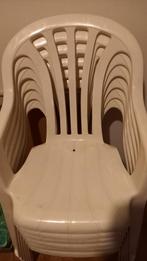 6 mooie witte tuinstoelen perfecte staat, Enlèvement