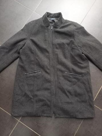 Halflange winterjas dames  XXL, Kleding | Dames, Ophalen of Verzenden, Jas of Mantel, Grijs, Gedragen