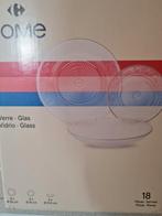 glazen servies 18 delig, Ophalen, Nieuw, Glas, Compleet servies