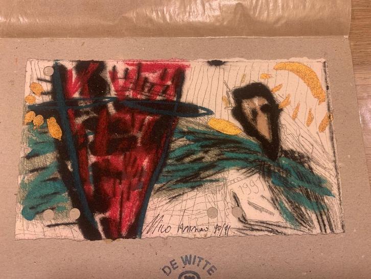 Ets Nico Lannoo gesigneerd genummerd, Antiek en Kunst, Kunst | Etsen en Gravures, Ophalen of Verzenden