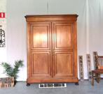 Grande armoire ancienne Louis Philippe H 223 L 157 P 60, Antiquités & Art, Curiosités & Brocante, Enlèvement