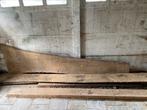 Eiken boomdelen, Tuin en Terras, Palen, Balken en Planken, Ophalen, Zo goed als nieuw, Planken