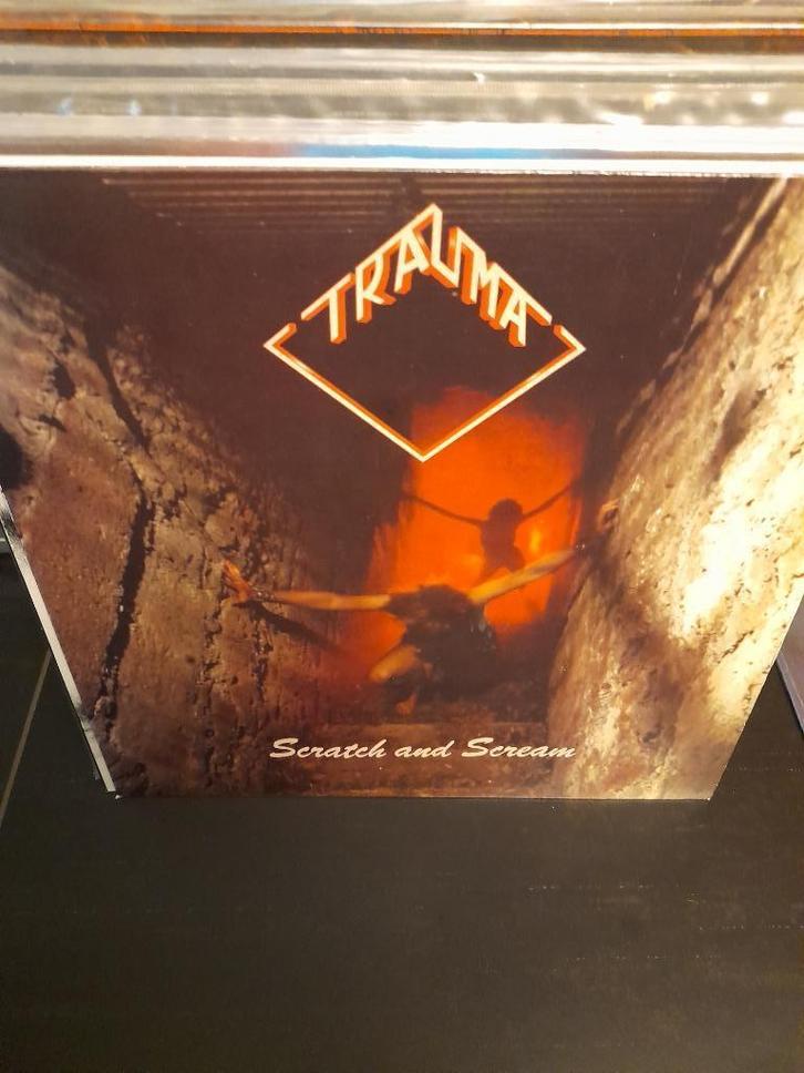 lp - trauma - scratch and scream, Cd's en Dvd's, Vinyl | Hardrock en Metal, Gebruikt, Ophalen of Verzenden
