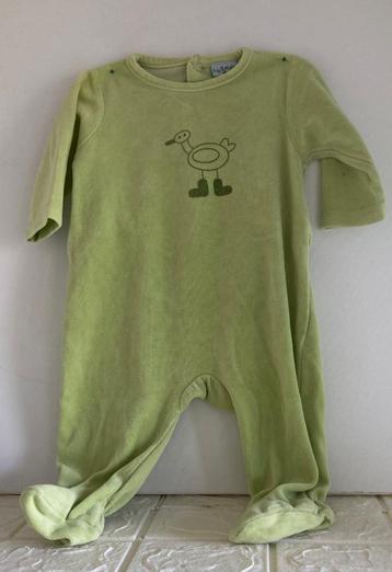 Pyjama une pièce vert clair « Hip Hip » 9 mois