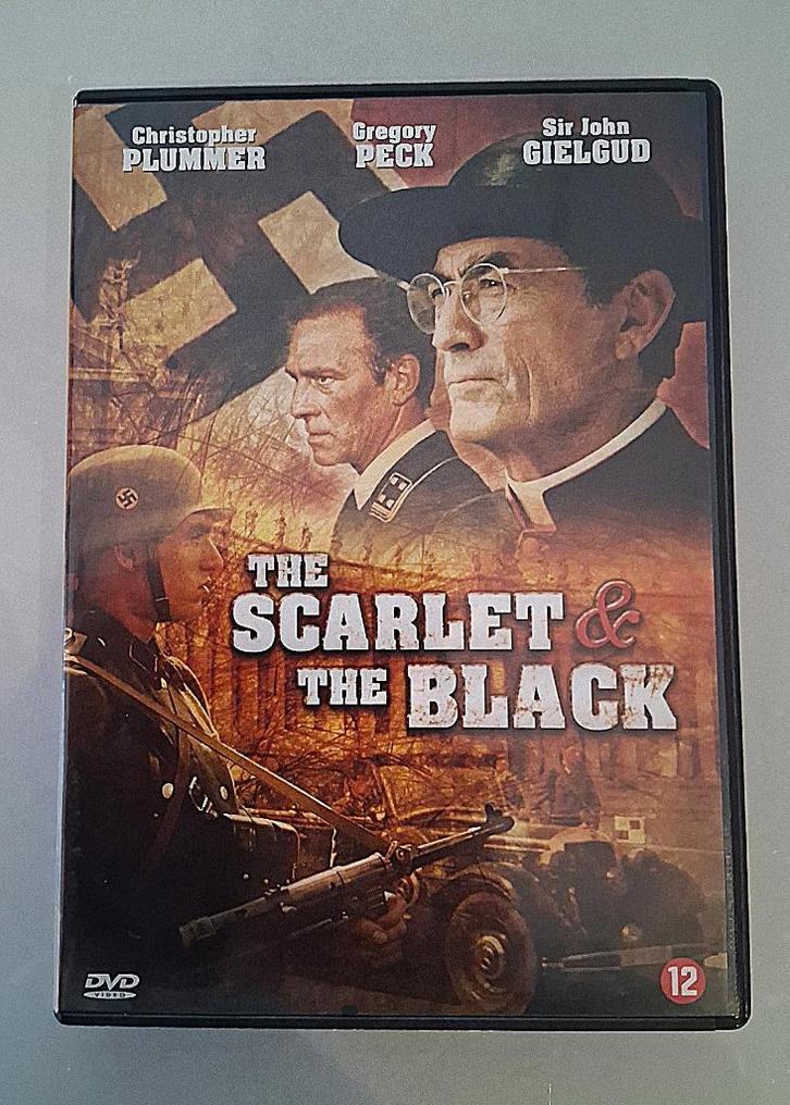 UITERST ZELDZAAM :Scarlet and the Black (Oorlogsfilm), Cd's en Dvd's, Dvd's | Klassiekers, Zo goed als nieuw, Drama, Ophalen of Verzenden