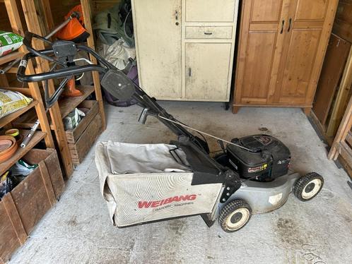 Weibang grasmachine, Tuin en Terras, Grasmaaiers, Gebruikt, Benzine-grasmaaier, Ophalen