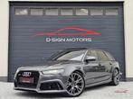 AUDI RS6 4.0 V8 TFSI QUATTRO (560ch) 2015 168.000km FULL OPT, Autos, Cuir, Argent ou Gris, Achat, Euro 6