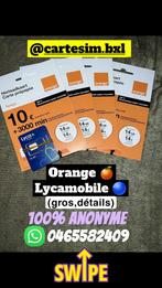 Orange simkaart en Lycamobile zijn al geregistreerd, Ophalen of Verzenden