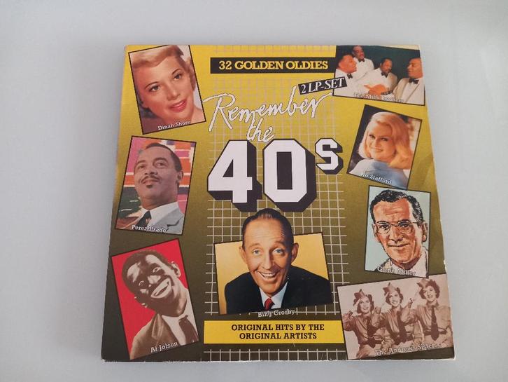 Vinyle 2LP Remember the 40s Golden Oldies Hits Jazz Pop, CD & DVD, Vinyles | Compilations, Pop, 12 pouces, Enlèvement ou Envoi