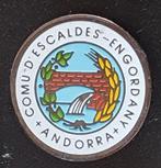 Comu d'Escaldes - Engordany Andorra - Pin, Neuf, Ville ou Campagne, Insigne ou Pin's