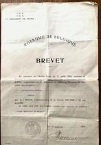 Brevet 1 Rgt.de Ligne, Ophalen of Verzenden, Landmacht